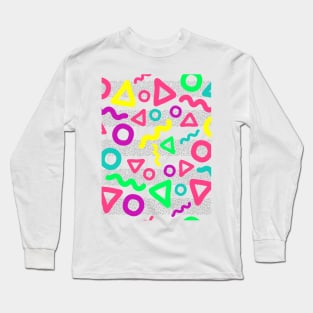 90's Funky Pattern Long Sleeve T-Shirt